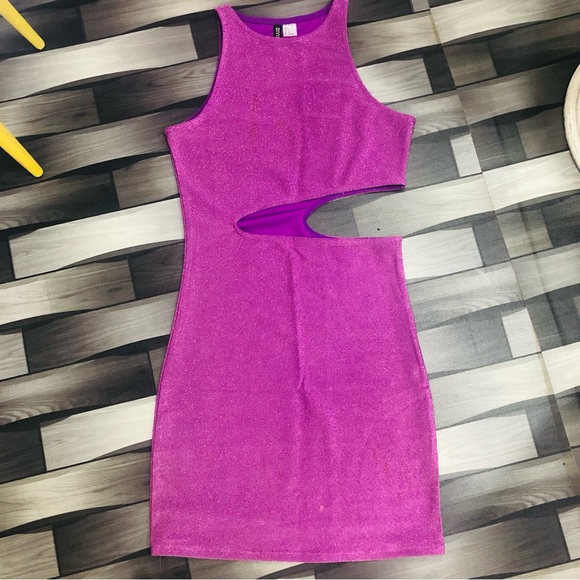 H&M glitter bodycon cut out dress - Picture 12 of 16